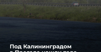 В реке под Калининградом нашли тело мужчины, пропавшего в конце мая