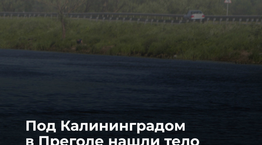 В реке под Калининградом нашли тело мужчины, пропавшего в конце мая