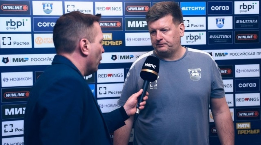 Главный тренер «Балтики» прокомментировал ничью с махачкалинским «Динамо»