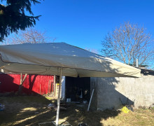 Продам уличный зонт размером 4х4