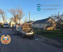 В Зеленоградском районе столкнулись автомобиль и мотоцикл, пострадали два человека