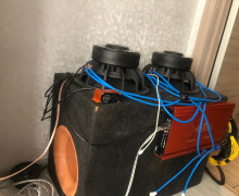 Продам музыкальное оборудование: динамики AMP 1000w, усилитель BARRACUDA, кораб на 110л