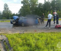 Спасатели деблокировали двух пострадавших в ДТП на выезде из Калининграда