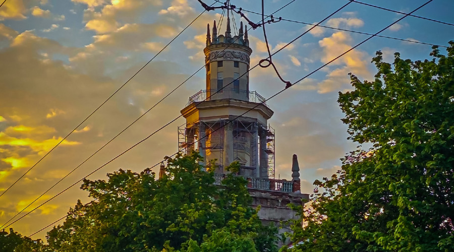 Калининград в вечернее время
