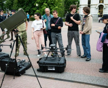 На площади Победы в Калининграде отметили 308-летие МВД