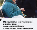 В России вырос спрос на временных сотрудников пенсионного возраста