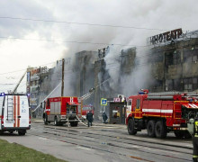 Пожарные локализовали возгорание в торговом центре «Гиант» на Московском проспекте