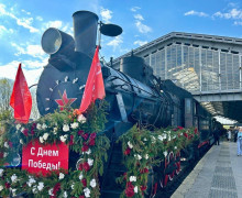 «Эшелон Победы» прибывает на Южный вокзал Калининграда