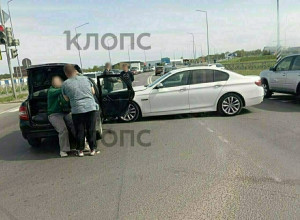 В Холмогоровке на перекрёстке столкнулись Lada и BMW: трое пострадавших