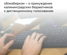 Облизбирком: планов по дистанционному голосованию бюджетников не существует
