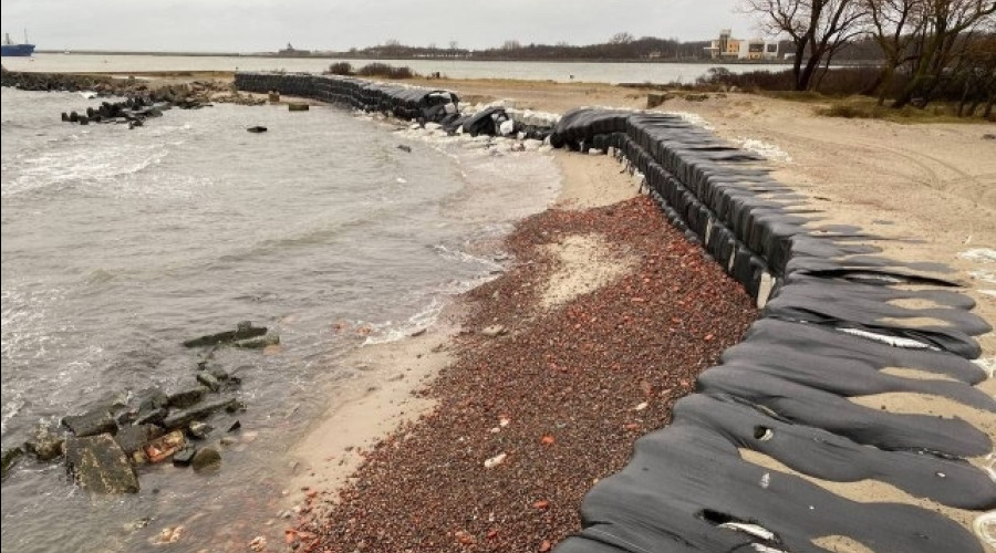 На Балтийской косе запланировано укрепление южной части искусственной авандюны