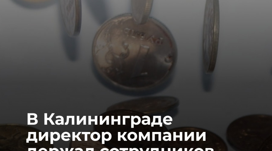 Более 700 тысяч рублей долга по зарплате взыскали приставы с калининградской компании