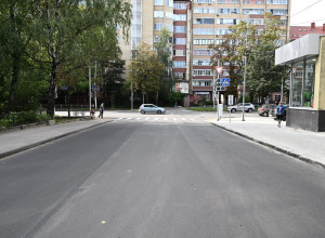 В Калининграде завершена реконструкция перекрёстка улиц Александра Невского и Дадаева