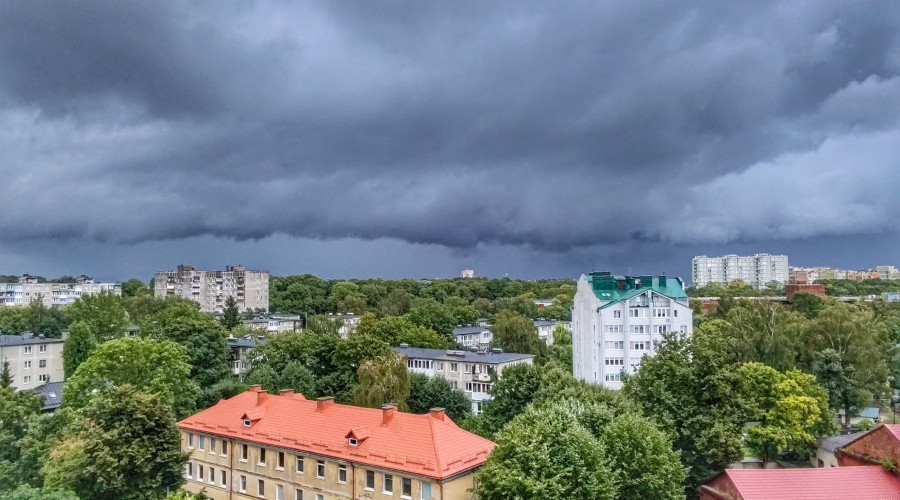 Августовская погода в Калининграде: дожди продолжаются