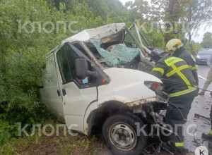Водитель микроавтобуса погиб при столкновении с деревом на Люблинском шоссе