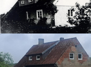 Жилой дом 1928 года у шоссе в посёлке Комсомольск
