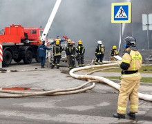 Открытое горение ликвидировано в торговом центре «Гиант» в Калининграде