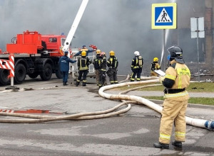 Открытое горение ликвидировано в торговом центре «Гиант» в Калининграде