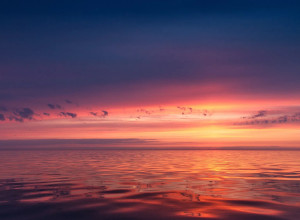 Балтийское море: закат, который сложно представить