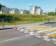 В Гурьевске автомобиль совершил наезд на пешехода в зоне перехода