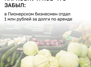 Житель Калининграда три года не платил за аренду земли под магазином в Пионерском