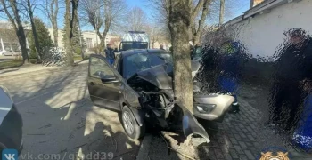 В Правдинске легковушка врезалась в дерево: погиб водитель, трое пассажиров в больнице.