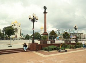 Площадь Победы в Калининграде закрыли на ремонт до ноября