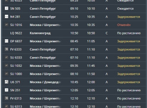 В аэропорту Храброво задерживаются рейсы в Москву и Санкт-Петербург, шесть отменены