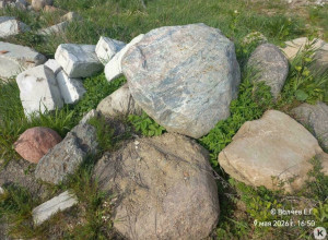 В Гурьевском районе на дачном участке обнаружили радиоактивные гранитные валуны