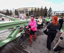 В Калининграде состоялось открытие пешеходного моста от парка «Юность» на остров Канта