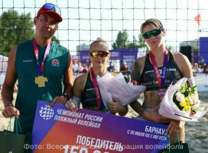 «Локомотив» добился двойного успеха на этапе чемпионата России по пляжному волейболу
