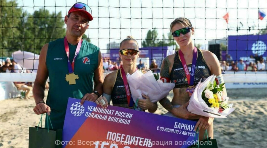 «Локомотив» добился двойного успеха на этапе чемпионата России по пляжному волейболу