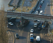 Двухъярусный мост в Калининграде с 17 июля переходит на одностороннее движение
