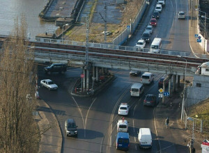 Двухъярусный мост в Калининграде с 17 июля переходит на одностороннее движение