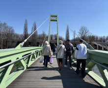 Философский мост на остров Канта стал частью повседневной жизни Калининграда