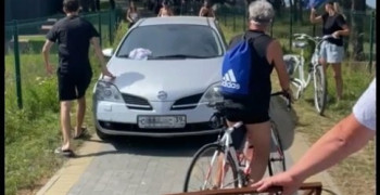 В Куликово вооружённый ножом водитель вступил в конфликт с велосипедистами