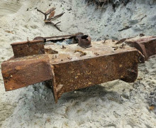 На Балтийской косе найден немецкий лёгкий танк «Рысь» времён Второй мировой войны