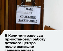 Деятельность детского центра «Сказка Лэнд» в Калининграде приостановлена из-за вспышки сальмонеллёза
