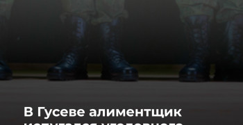 Житель Гусева погасил крупный долг по алиментам после заключения контракта с Минобороны