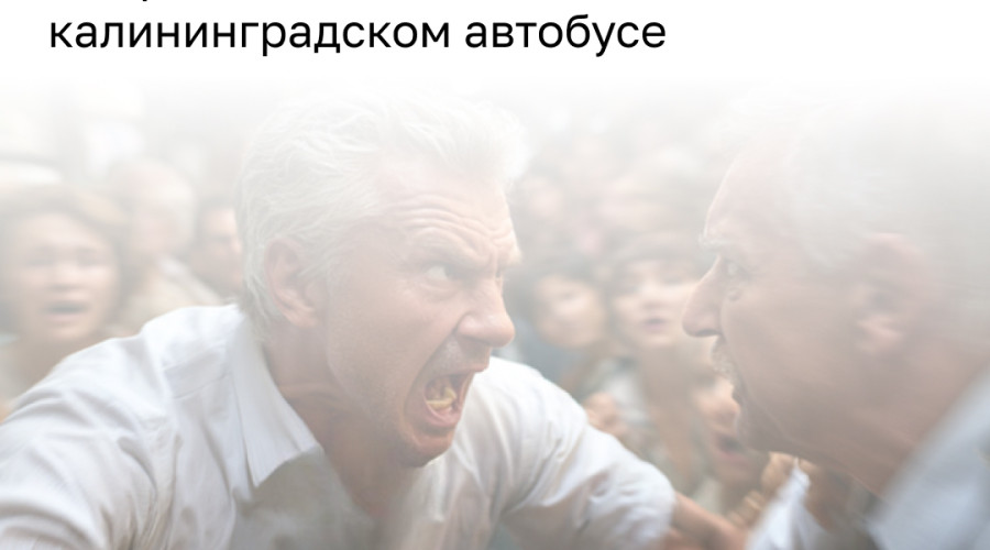 Конфликт в автобусе под Калининградом: пассажир ударил кондуктора и разбил стекло