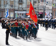 На площади Победы в Калининграде прошёл парад в честь 81-й годовщины Победы