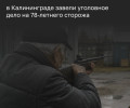 В Калининграде сторож выстрелил в подростка из пневматической винтовки