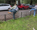 После ливня в Калининграде дорогу к поликлинике на Университетской затопило