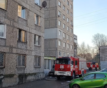 Последствия ночного возгорания на улице Инженерной