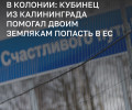 Суд в Багратионовске вынес приговор иностранцам, пытавшимся нелегально пересечь границу с Польшей