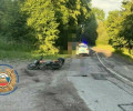 В Гусевском округе мотоциклист без шлема пострадал в ДТП