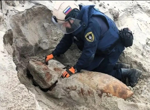 На Балтийской косе была обнаружена немецкая авиабомба времён Великой Отечественной войны