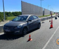На Северном обходе Калининграда Hyundai сбил дорожного рабочего