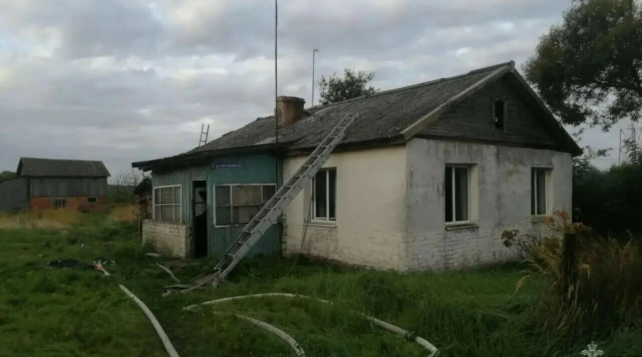 В Зеленоградском районе при пожаре погиб мужчина 1967 года рождения