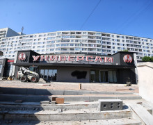 Реконструкция универсама «Московский» в Калининграде: работы перешли на нижний ярус